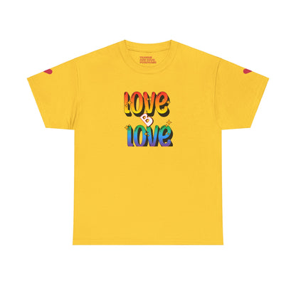 Love B Love  Unisex Heavy Cotton Tee Shirts For a Sunny colourful summer  .