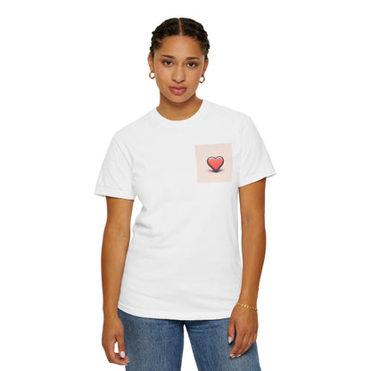 Small Love Unisex Garment-Dyed T-shirt