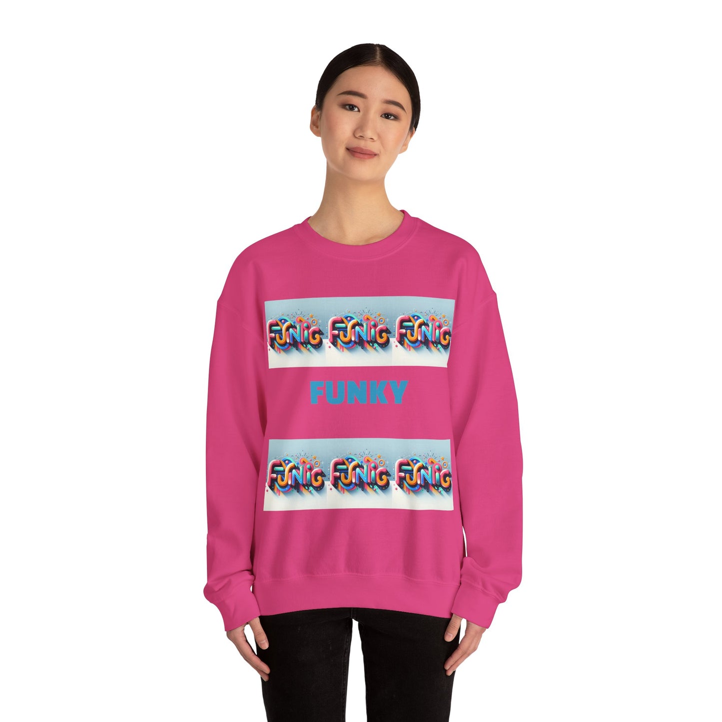 Funky Unisex Heavy Blend™ Crewneck Sweatshirt