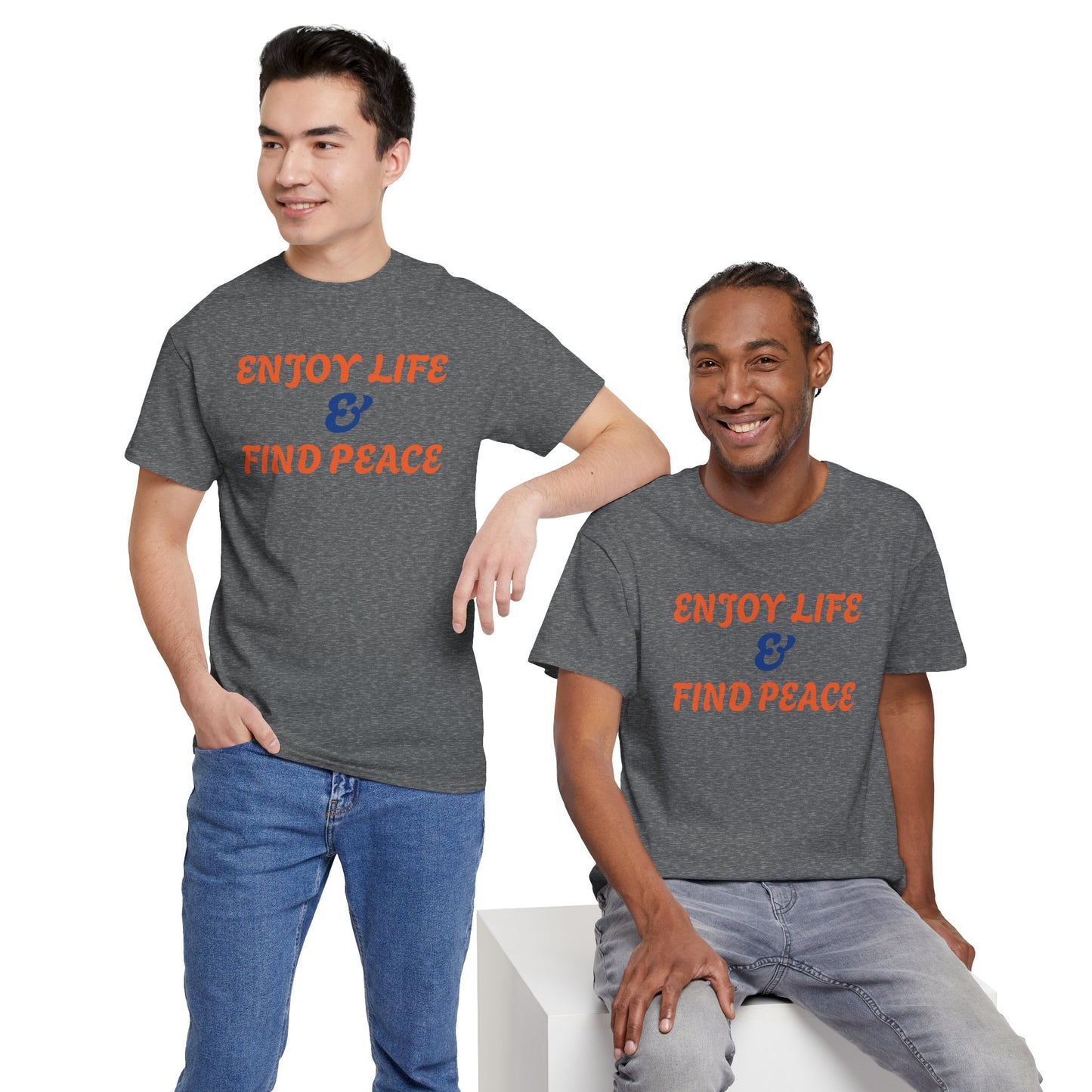 Enjoy life Unisex Heavy Cotton Tee - Zion Legend Fashions