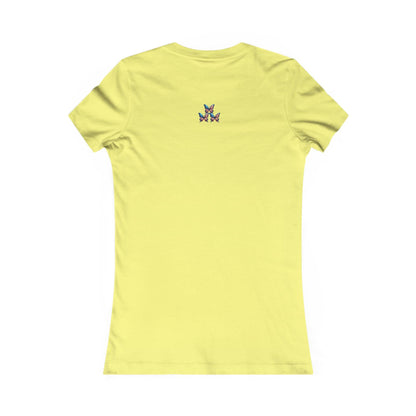 3 Butterflies Women's Slim Fit Favorite Tee - Zion Legend Fashions