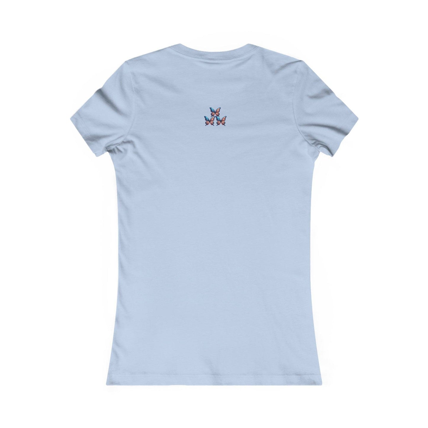 3 Butterflies Women's Slim Fit Favorite Tee - Zion Legend Fashions