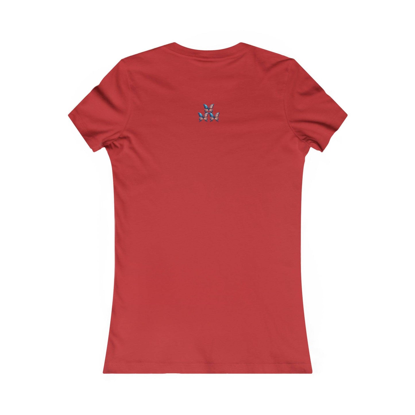 3 Butterflies Women's Slim Fit Favorite Tee - Zion Legend Fashions