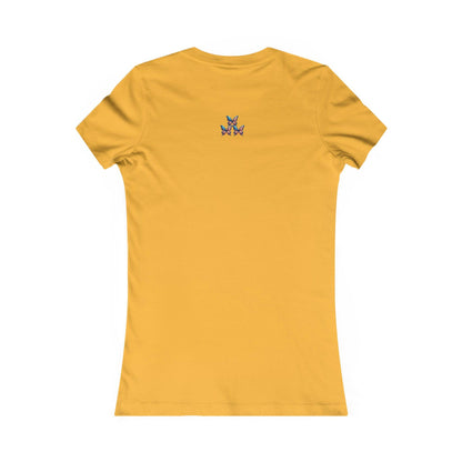 3 Butterflies Women's Slim Fit Favorite Tee - Zion Legend Fashions