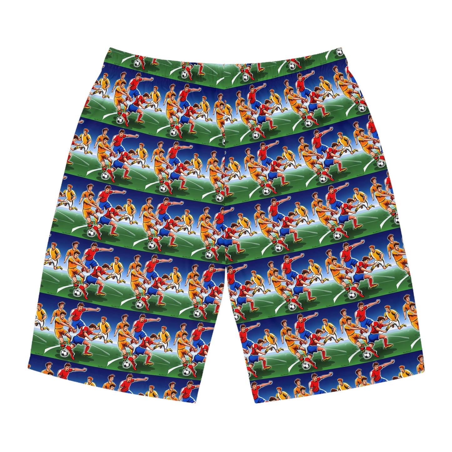 Football Men's Board Shorts (AOP)