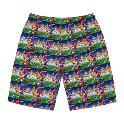 Football Men's Board Shorts (AOP)