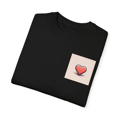 Small Love Unisex Garment-Dyed T-shirt