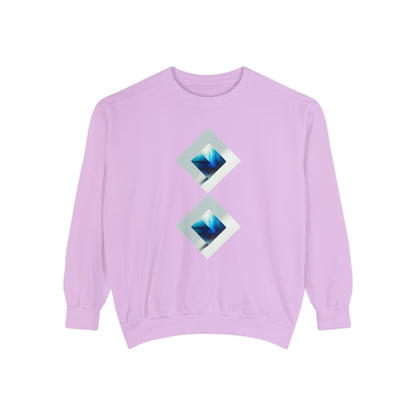 ZLF Designer Blue Square Unisex Sweatshirt - Zion Legend Fashions