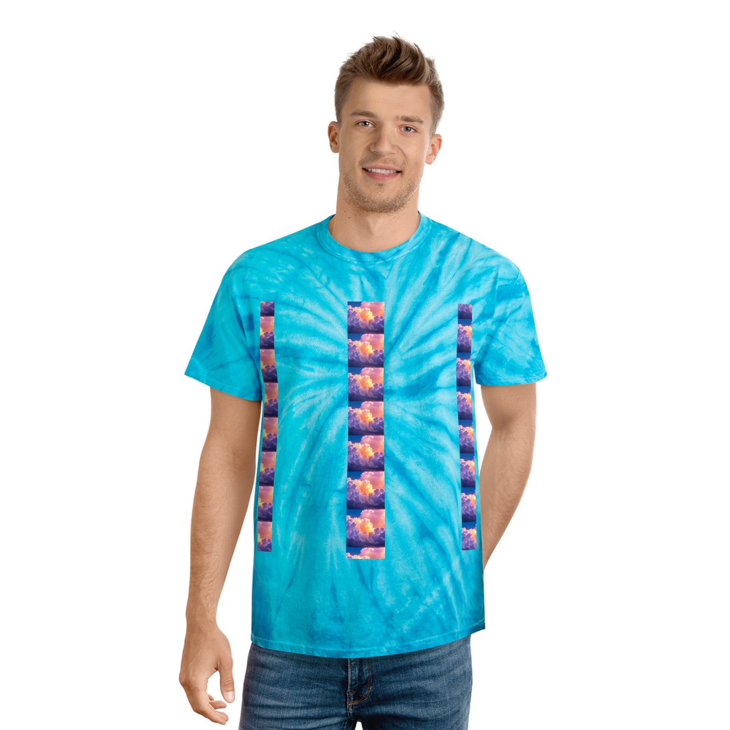 Designed Tie-Dye Tee, Cyclone