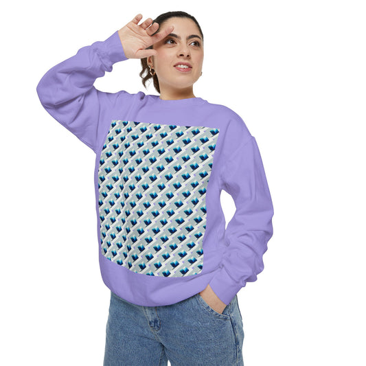 Small square Unisex Garment-Dyed Sweatshirt