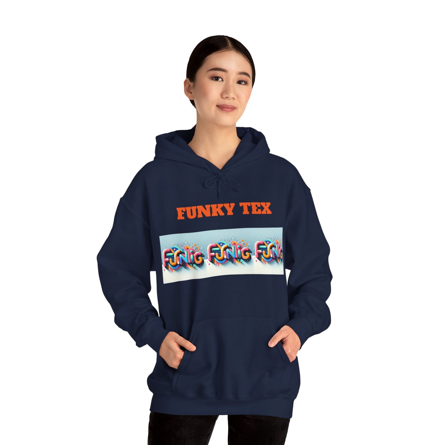 Funky Tex Unisex Heavy Blend™ Hooded Sweatshirt