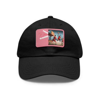 Dream Dad Hat with Leather Patch (Rectangle)