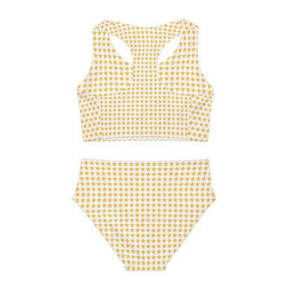 Stars Two Piece Girls Swimsuit (AOP)