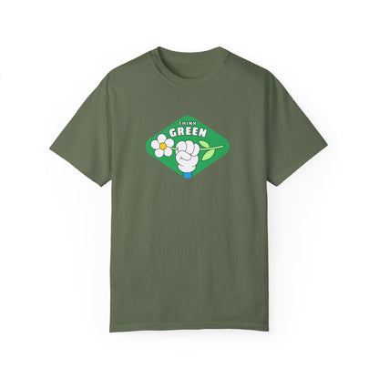 Green Unisex Garment-Dyed T-shirt