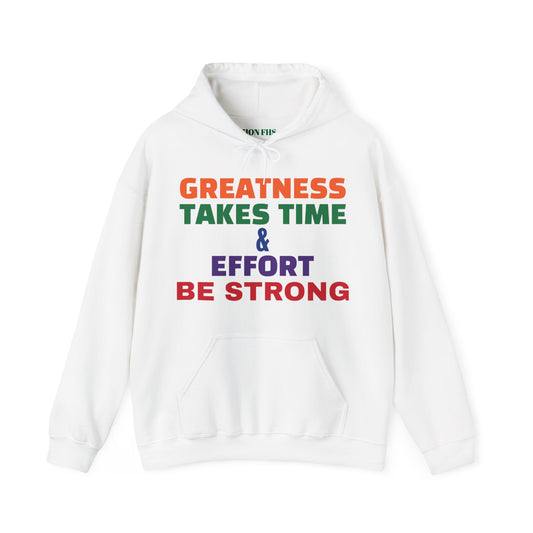 Colour Text Hoodie Unisex Heavy Blend Sweatshirt