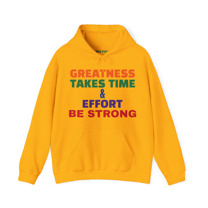 Colour Text Hoodie Unisex Heavy Blend Sweatshirt