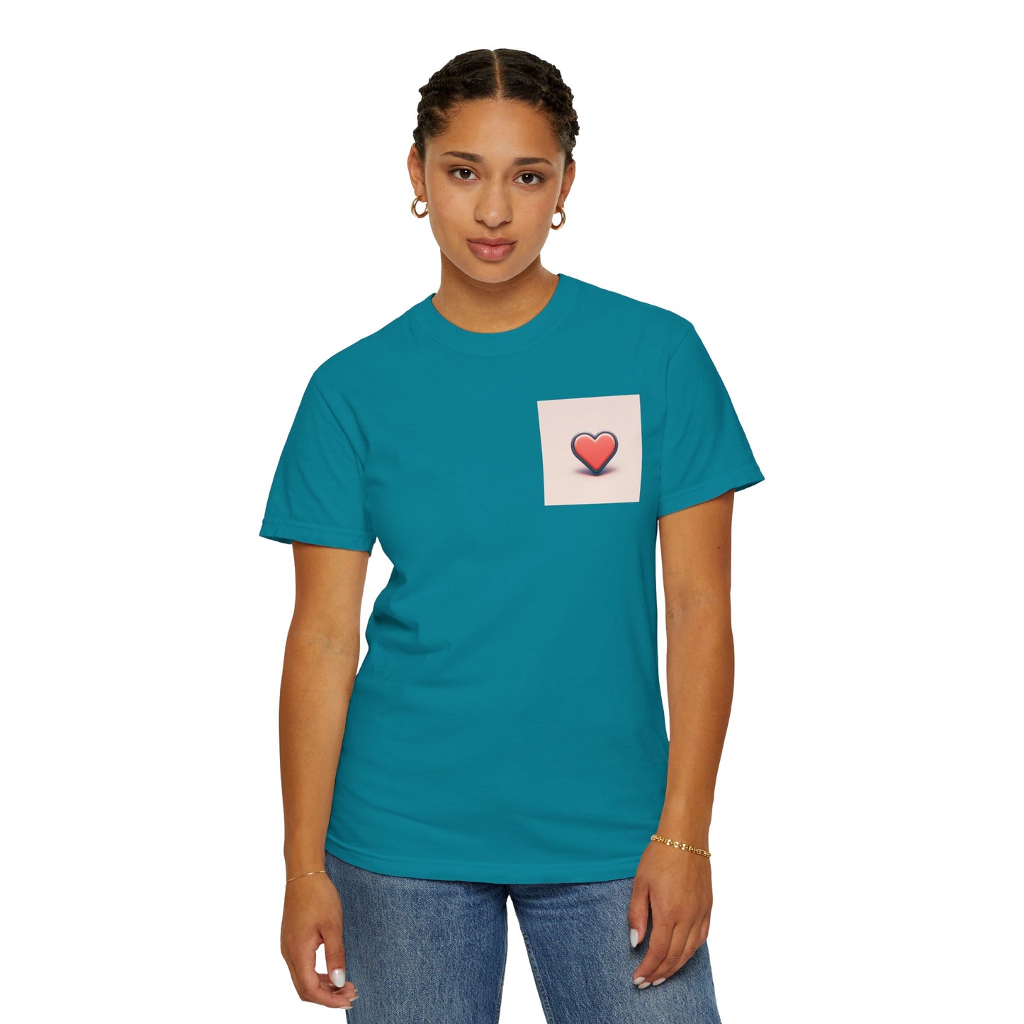 Small Love Unisex Garment-Dyed T-shirt