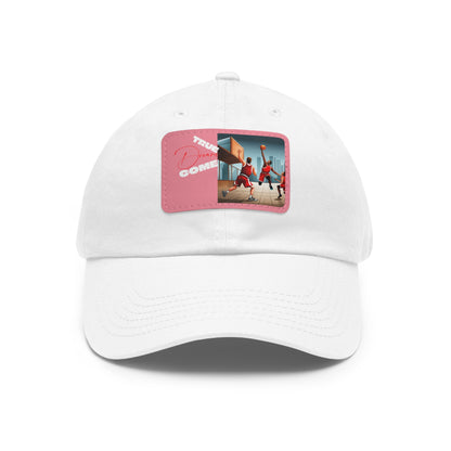 Dream Dad Hat with Leather Patch (Rectangle)