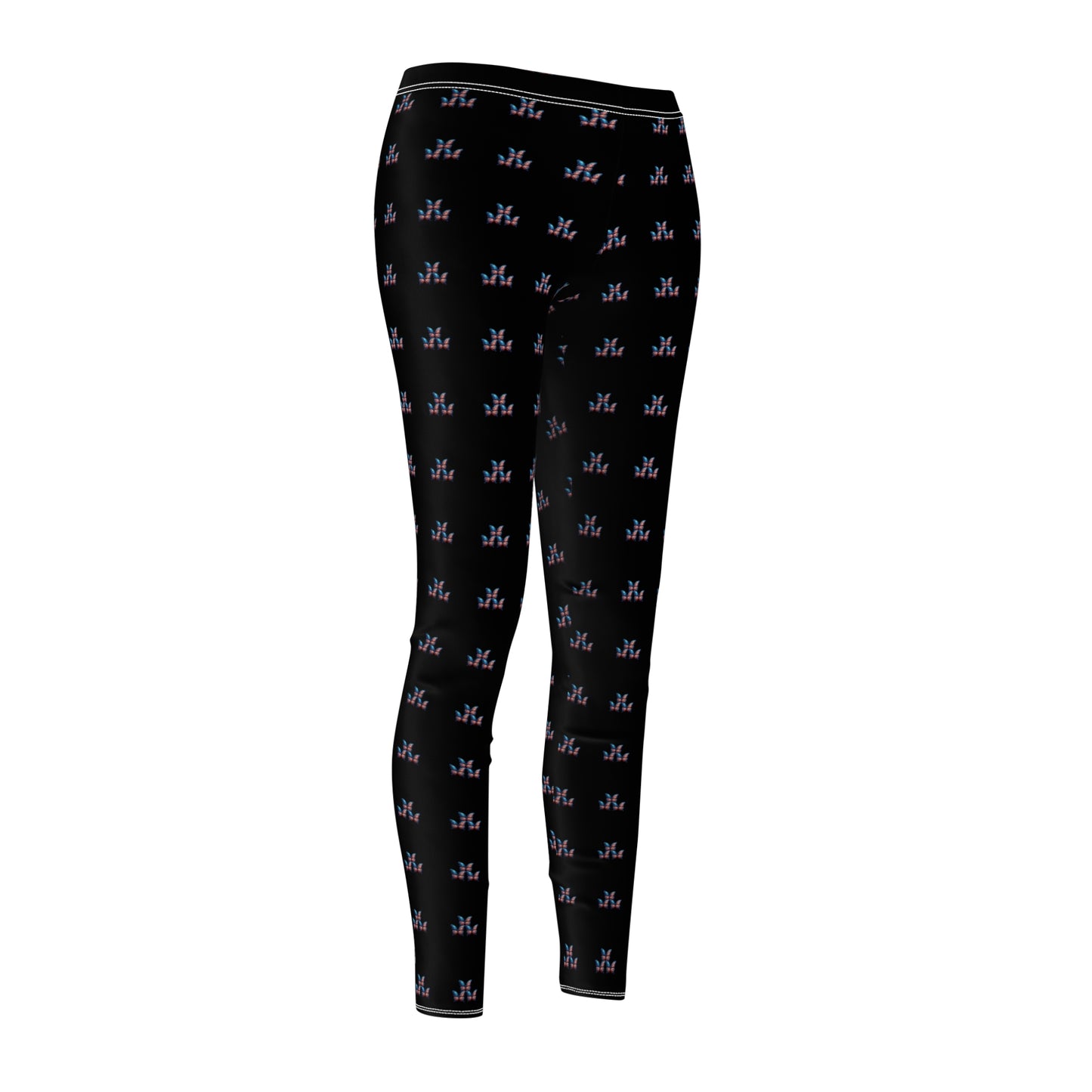 Butterfly Women's Cut & Sew Casual Leggings (AOP)