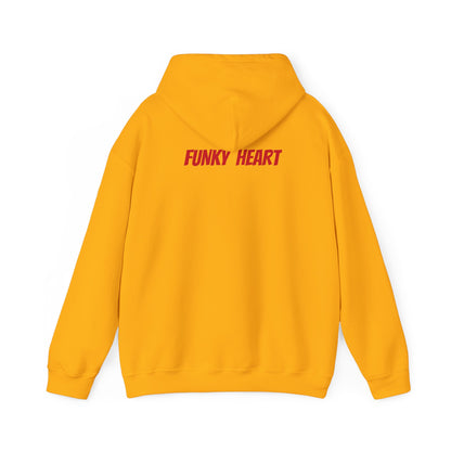 Funky heart Unisex Heavy Blend™ Hooded Sweatshirt