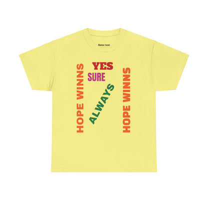 Yes  Unisex Heavy Cotton Tee