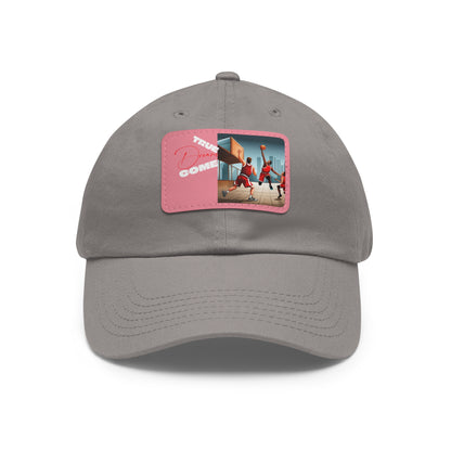 Dream Dad Hat with Leather Patch (Rectangle)