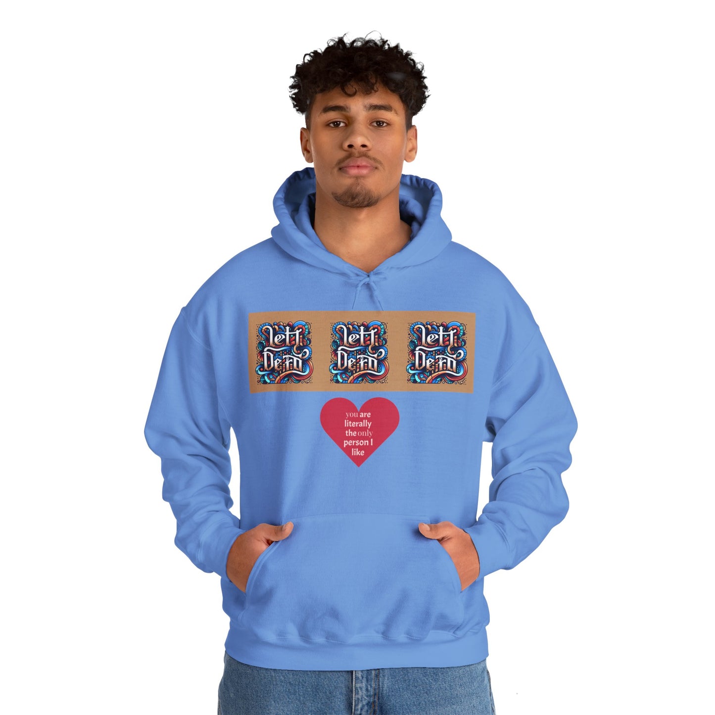 Funky Lett Unisex Heavy Blend™ Hooded Sweatshirt