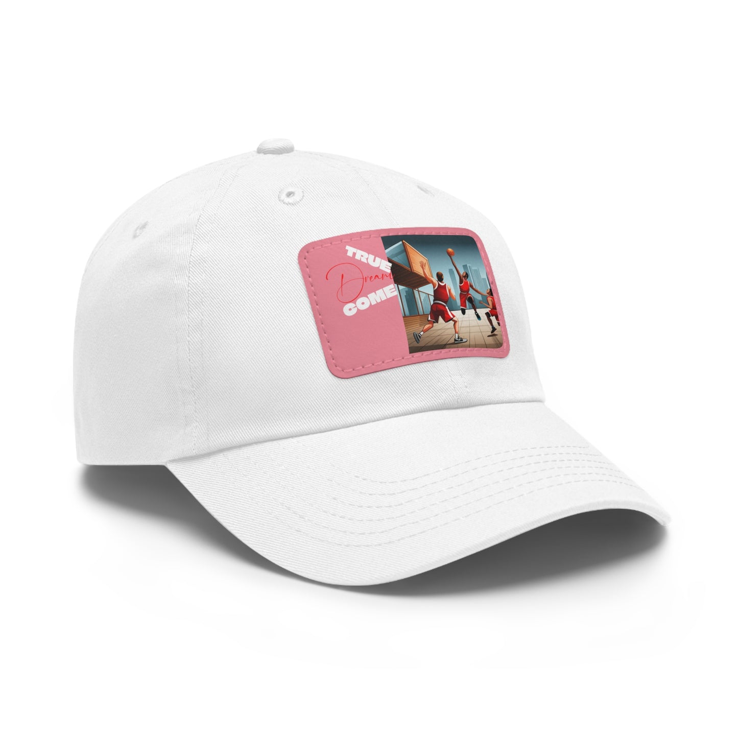 Dream Dad Hat with Leather Patch (Rectangle)