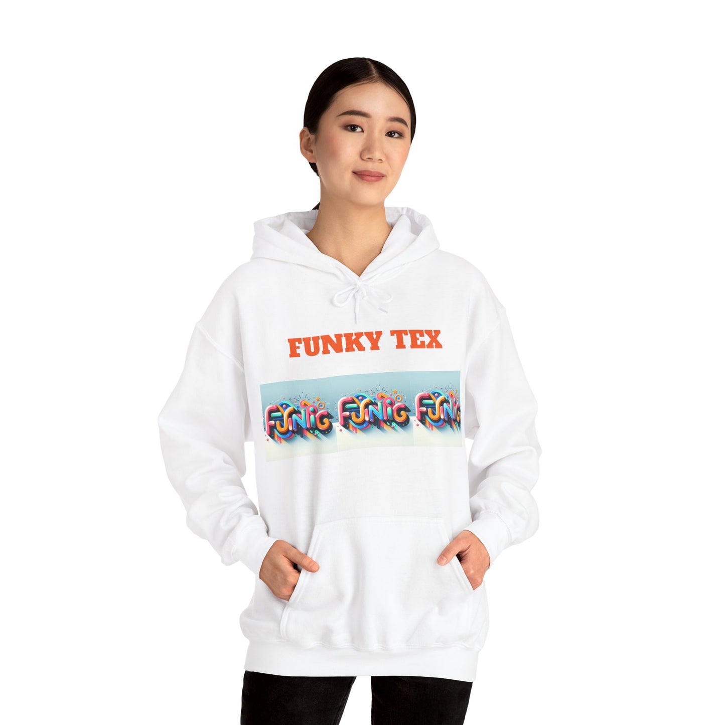 Funky Tex Unisex Heavy Blend™ Hooded Sweatshirt