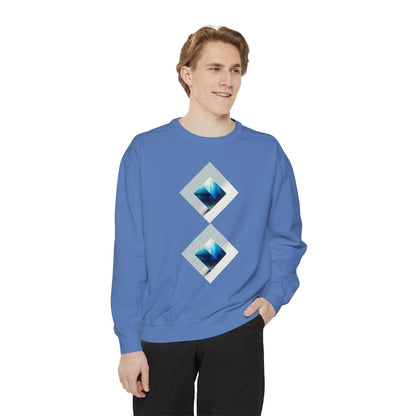 ZLF Designer Blue Square Unisex Sweatshirt - Zion Legend Fashions