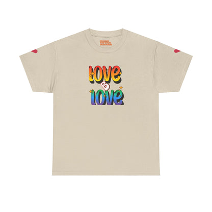 Love B Love  Unisex Heavy Cotton Tee Shirts For a Sunny colourful summer  .