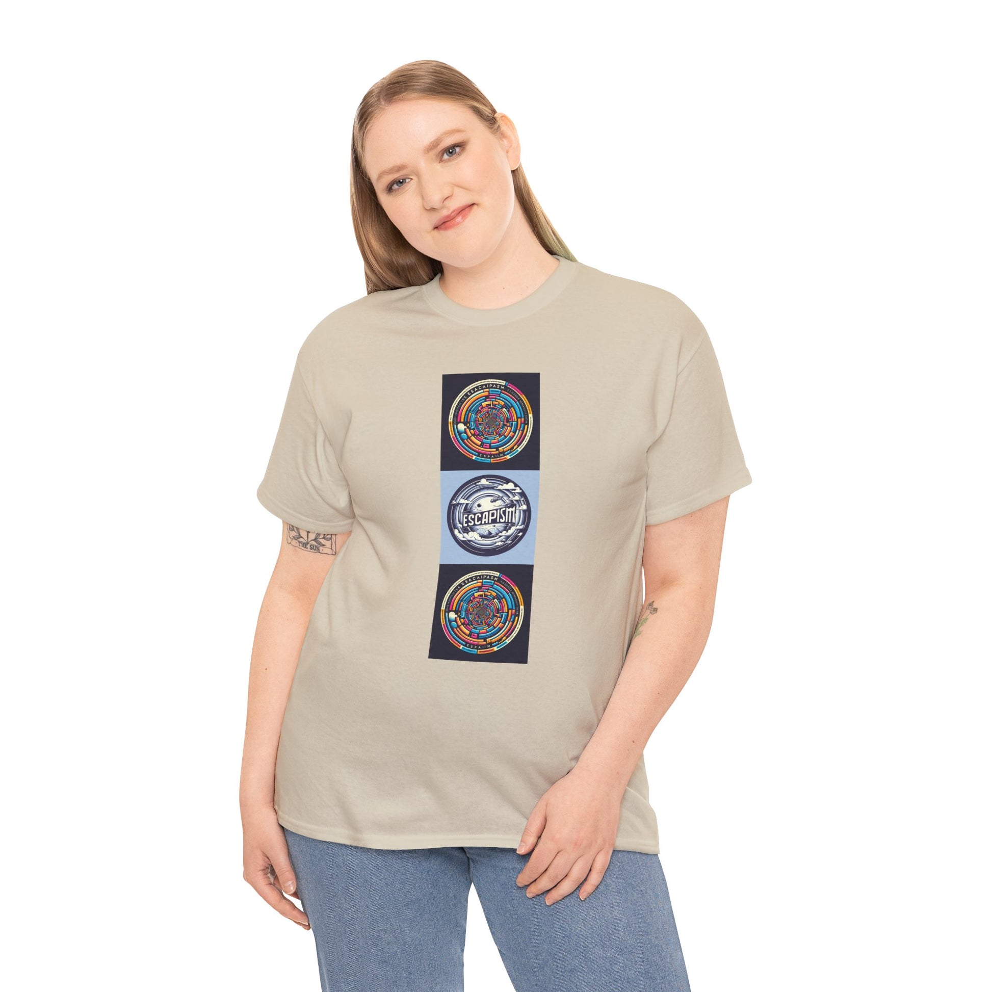 Escapism Heavy 100% Cotton Tee - Zion Legend Fashions