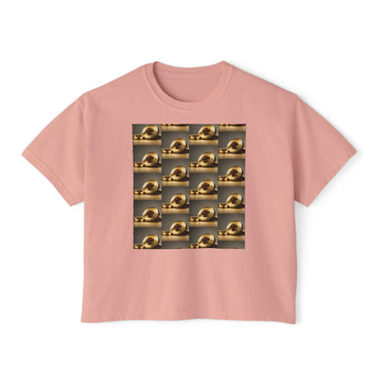 Round Gold  Women's Boxy Tee