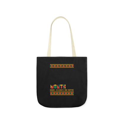 Month Canvas Tote Bag, 5-Color Straps