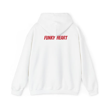 Funky heart Unisex Heavy Blend™ Hooded Sweatshirt