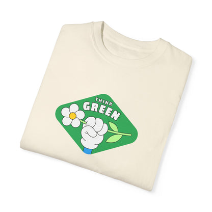 Green Unisex Garment-Dyed T-shirt