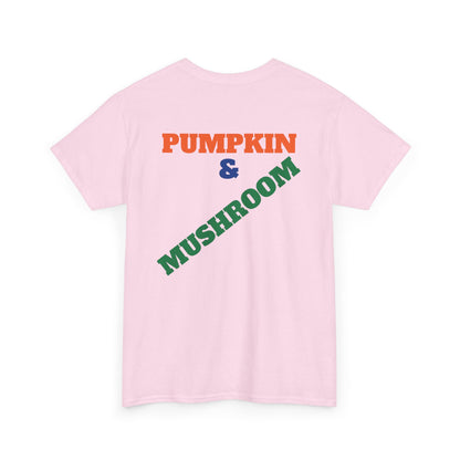 Pumpkin & Mushroom Unisex Heavy Cotton Tee