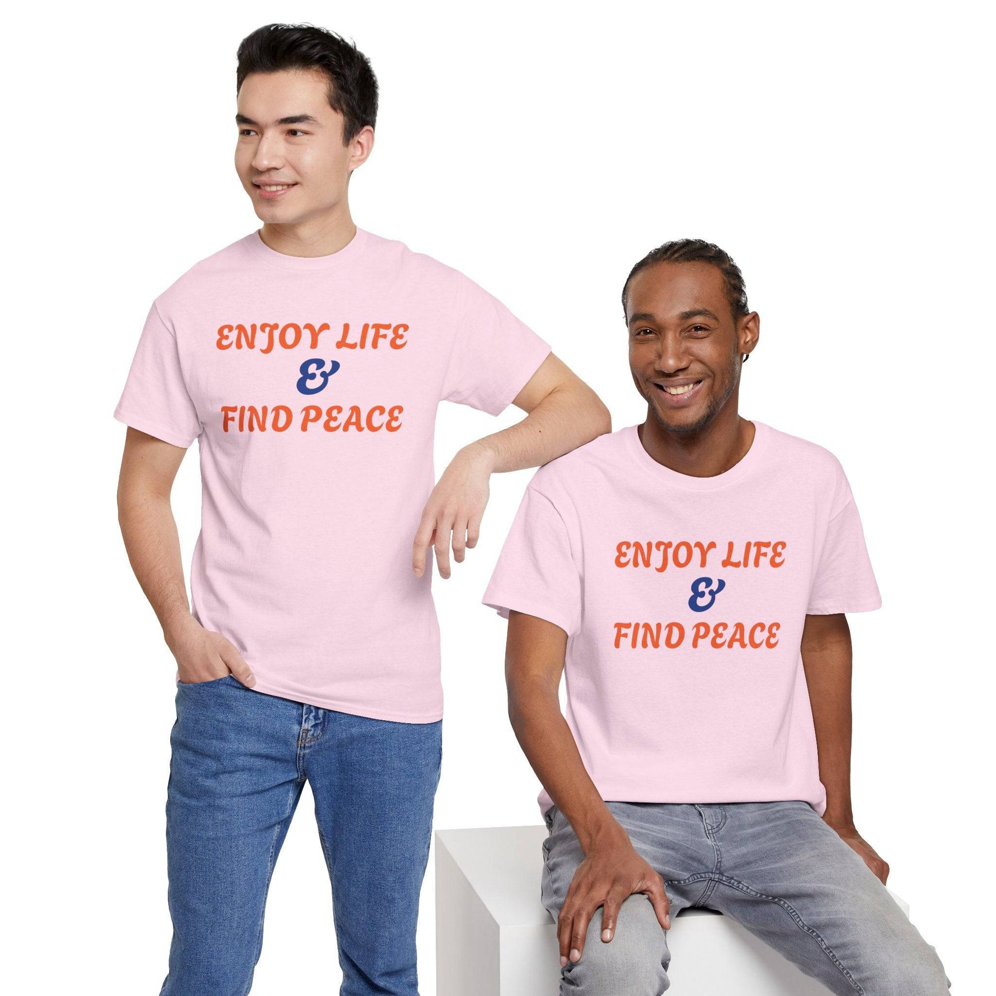 Enjoy life Unisex Heavy Cotton Tee - Zion Legend Fashions