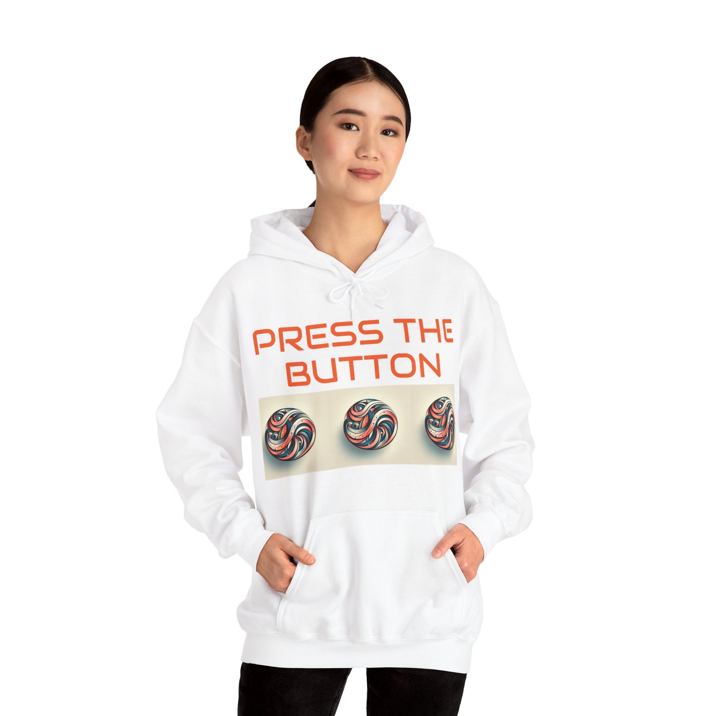 Press The Button Tex Heavy Blend™ Hooded Sweatshirt