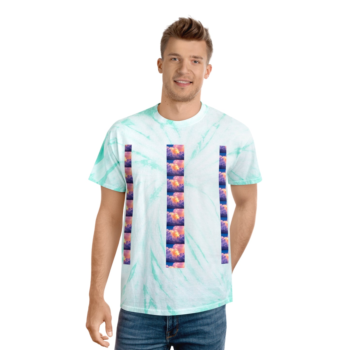 Designed Tie-Dye Tee, Cyclone