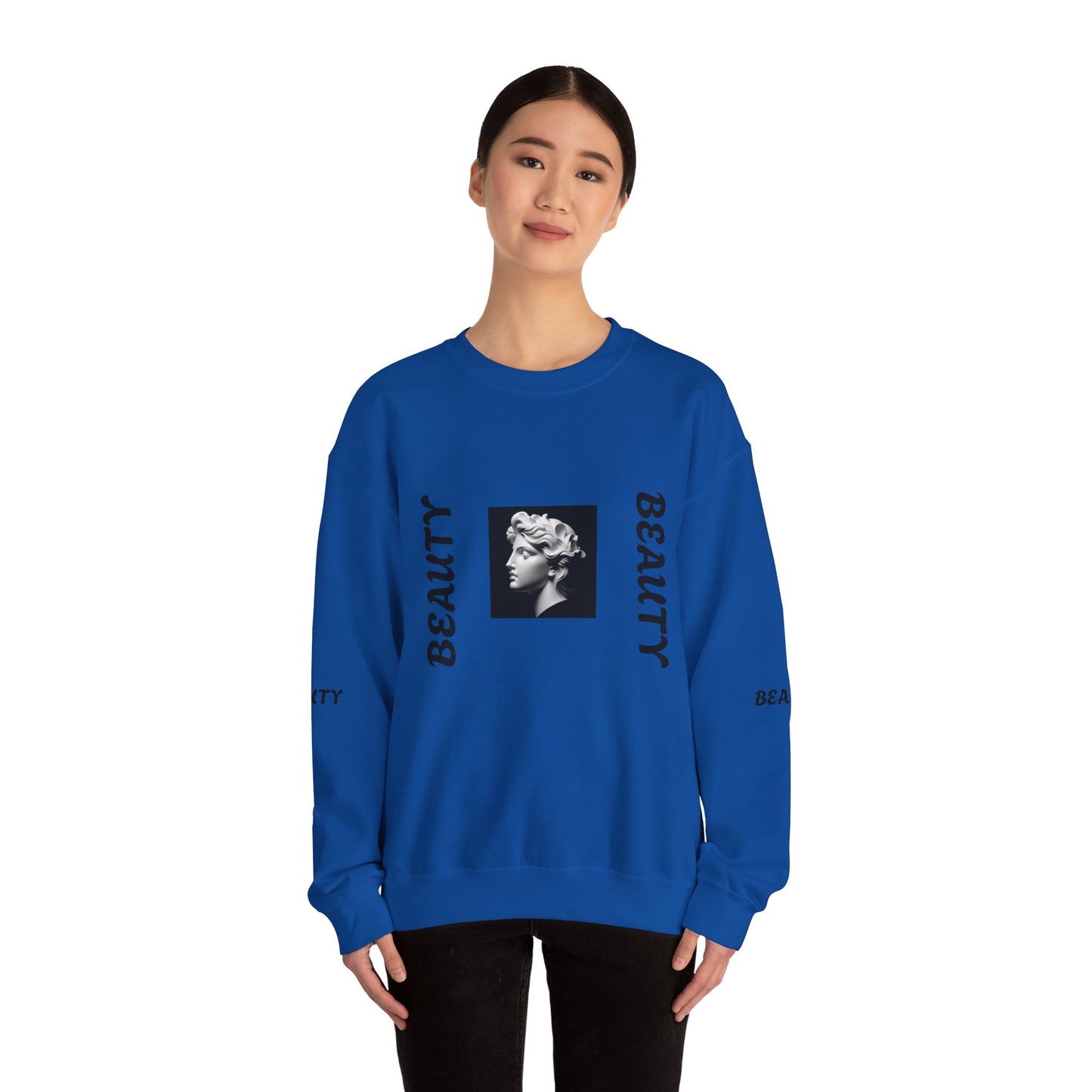 Beauty Unisex Heavy Blend™ Crewneck Sweatshirt