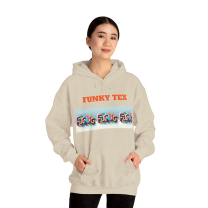 Funky Tex Unisex Heavy Blend™ Hooded Sweatshirt