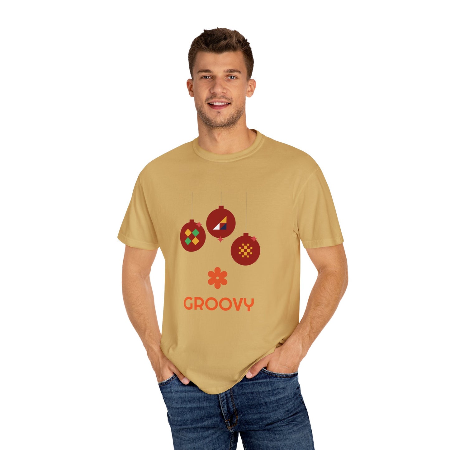 Groovy Unisex Garment-Dyed T-shirt