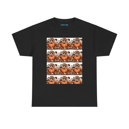 Pumpkin & Mushroom Unisex Heavy Cotton Tee