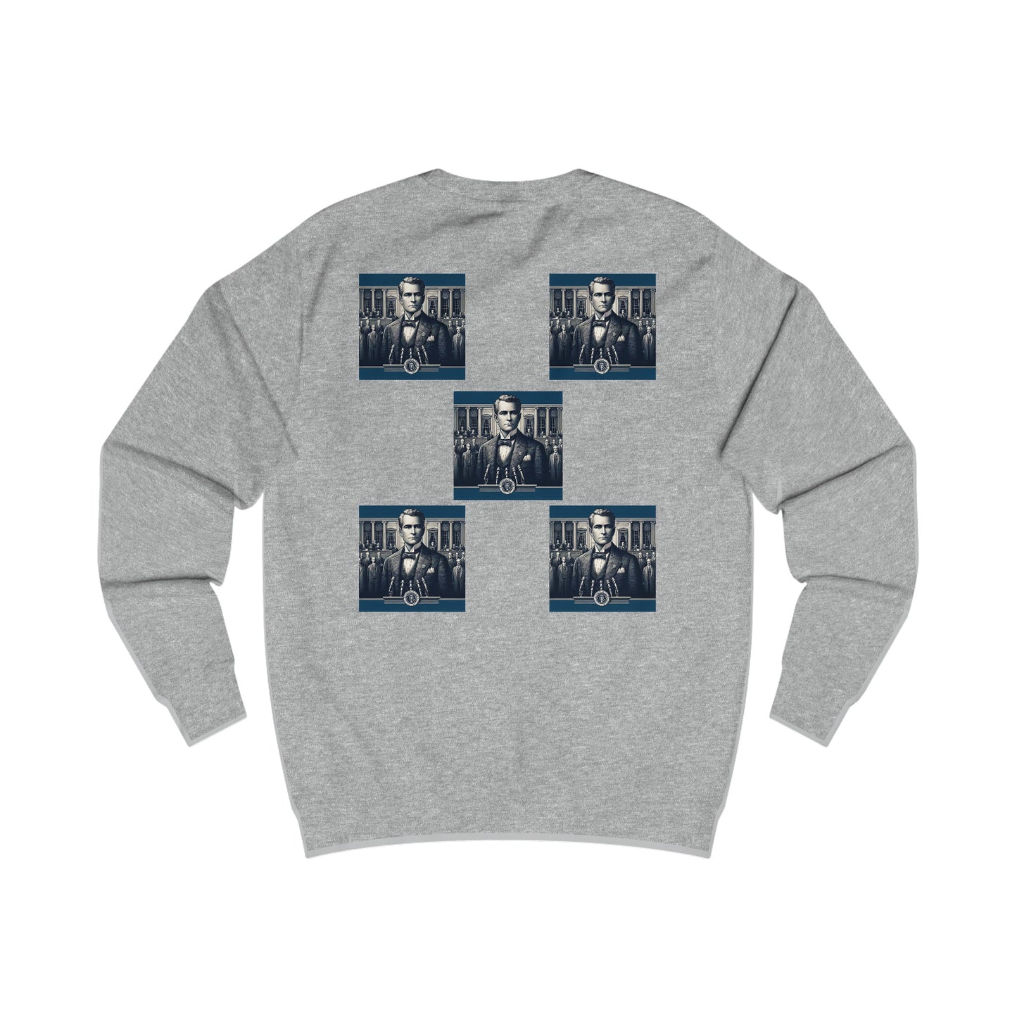 Square Blue  Men's Sweatshirt