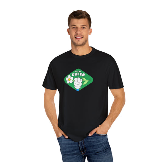 Think Green Unisex Garment-Dyed T-shirt