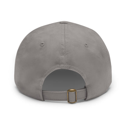 Dream Dad Hat with Leather Patch (Rectangle)