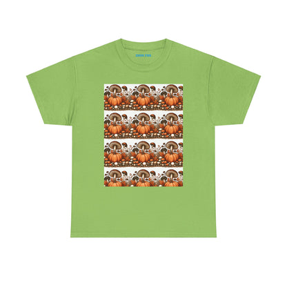 Pumpkin & Mushroom Unisex Heavy Cotton Tee