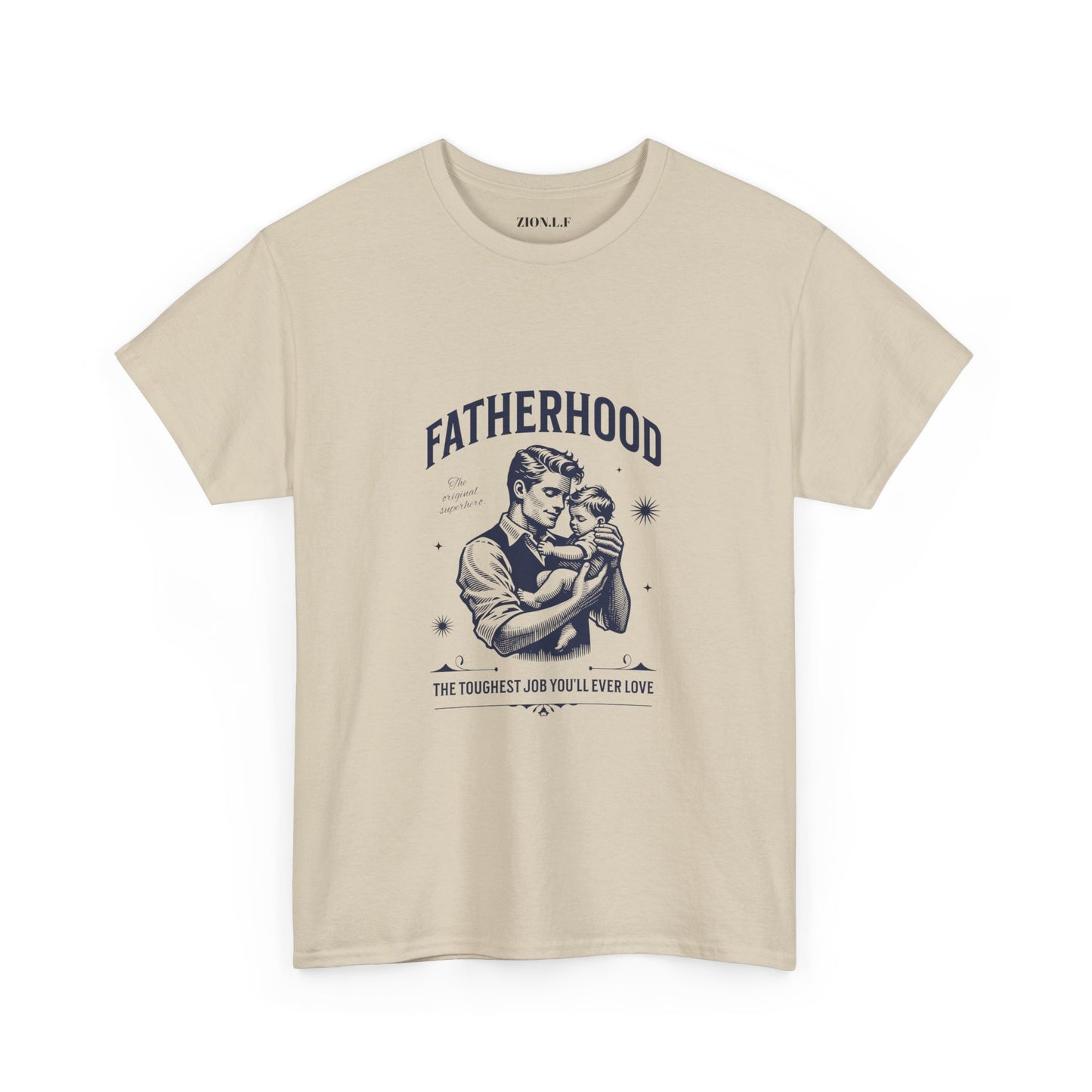 Fatherhood Men's  Heavy Cotton Tee