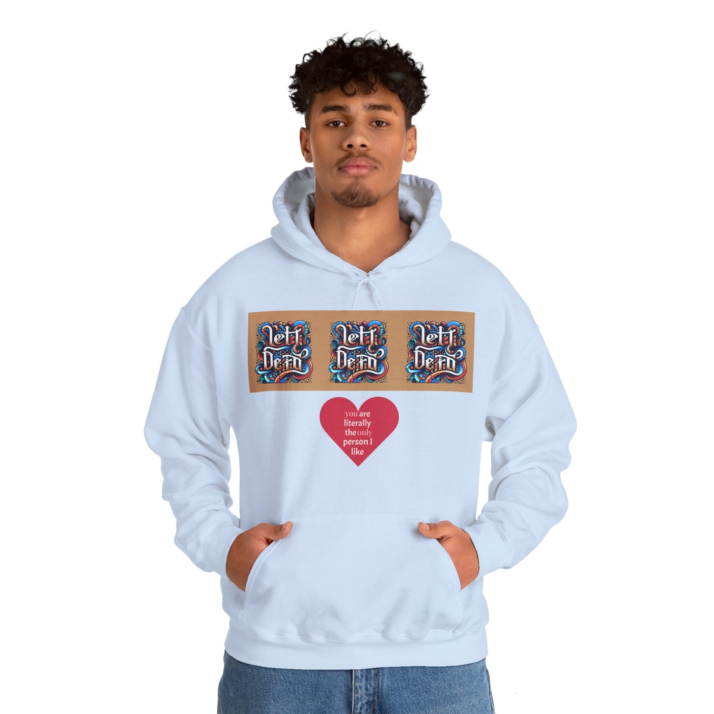 Funky Lett Unisex Heavy Blend™ Hooded Sweatshirt